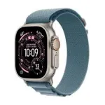 I&scaron;manusis laikrodis Apple Watch Ultra 3 49 mm su eleganti&scaron;ka &scaron;viesiai mėlyna apyranke, GPS ir koriniu ry&scaron;iu (MEWK4QC/A)
