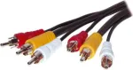 Vaizdo kabelis ShiverPeaks 90024-10.0 &mdash; 10,0 m, 3 RCA analoginiai lizdai