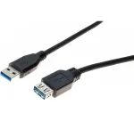 Hypertec 532472-HY USB 3.2 Gen 1 (3.1 Gen 1) 5 m USB A ilginamasis kabelis juodas