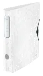 Segtuvas Leitz Lever Arch File Active PP WOW A4/65mm, A4, D-žiedas, laikymui, polipropilenas, baltas, 350 lapų