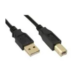 Microconnect USBAB5G USB kabelis USB 2.0 5 m USB A USB B Juoda