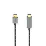 Vaizdo kabelio adapteris Hama 00200506 1,5 m DisplayPort į HDMI juodas