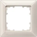 Siemens 5TG25510 DELTA line 1 modulio dengiamasis rėmelis, 80 x 80 mm, titano baltumo