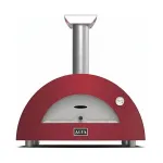 Alfa Forni Moderno 2 Pizze medžiu kūrenama picos krosnis, antikvarinė raudona