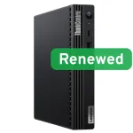 Lenovo Renewed ThinkCentre M70q stacionarus kompiuteris (A klasė), Intel Core i5-10400T, 8 GB RAM, 256 GB SSD, Intel UHD Graphics 630, Windows 11 Pro