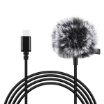 PULUZ PU425 Ausinė prisegama mikrofono segtuku 1,5 m USB-C