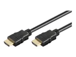 Wentronic goobay Series 2.0 - Highspeed - HDMI-Kabel mit Ethernet - HDMI m&auml;nnlich zu HDMI m&auml;nnlich - 15 m - Doppelisolierung - Schwarz - 4K Ultra HD s
