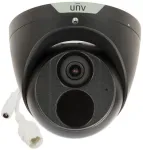 UNIVIEW IPC3614SS-ADF28KM-I0-BLACK 4MP IR kupolinė IP kamera, 2,8 mm, juoda