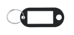 WESTCOTT Key Ring Black 100 Pieces