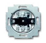 Busch-Jaeger 2723 U universalus serijos jungiklis, 2 polių, 10 AX, 250 V AC, įleidžiamasis, metalinis, 6415/24