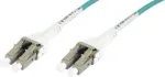 SYNERGY21 Skaidulinio optinio laido jungiamasis kabelis 7,5 m, 2xLC, OM3, daugiamodis, 50/125 &micro;m, dupleksas, mėlynai baltas (S216705)