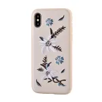 Devia Apple iPhone X dėklas su gėlių siuvinėjimu Jalam