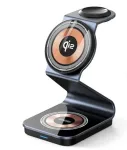 Duzzona W21 3-in-1 15W belaidis įkrovimo stovas (Qi2 sertifikuotas) juodas