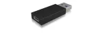 ICY BOX IB-CB015 USB Type-C 3.1 (Gen 2) USB Type-A 3.1 (Gen 2) juodas