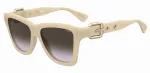 MOSCHINO Moteri&scaron;ki Akiniai Nuo Saulės MOS131-S-SZJ Havana Brown Gradient Drugelio/Katės Akies 54mm