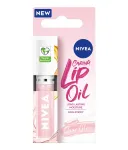 NIVEA Caring Lip Oil Clear Glow drėkinantis lūpų aliejus 5.5 ml
