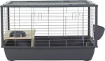Vidaus triu&scaron;ių narvas ZOLUX Neolife Connect 101,5&times;54&times;51 cm, metalinis rėmas, plastikinis padėklas, pilka