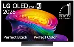 LG OLED48C61LA 48 inch 4K OLED evo Smart TV su &alpha;9 Gen4 AI procesoriumi, 120Hz, Dolby Vision IQ, webOS, ThinQ AI
