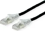 D&auml;twyler Cat.6 U/UTP LS0H pataisos kabelis, RJ45 AMP v2, juodas, 20 m