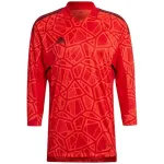 adidas Condivo 22 ilgomis rankovėmis vartininko mar&scaron;kinėliai vyrams, raudoni