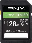 PNY EliteX-PRO60 atminties kortelė 128GB Video Class V60 UHS-II U3 Class10 MicroSDXC