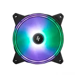 Chieftec NF-1225RGB kompiuterio au&scaron;inimo sistema Korpuso ventiliatorius 12 cm Juoda 1 vnt.