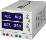 VOLTCRAFT MSP-3010 reguliuojamas AC ir DC laboratorinis maitinimo &scaron;altinis 0-30 V 0-10 A 2x 300 W 4 mm bananų lizdai dviguba i&scaron;vestis (VC-17370145)