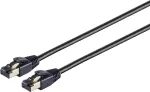 SHIVERPEAKS Helos Cat 8.1 F/FTP tinklo kabelis, 1m, juodas, 25/40GBase-T, LSZH, auksuoti kontaktai