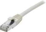 EXERTIS CONNECT Cat 6A S/FTP tinklo kabelis, 0,5 m, pilkas, plonas įtempimo mažinimo gaubtas 858403