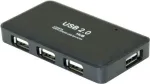 EXERTIS CONNECT Mini USB 2.0 &scaron;akotuvas, 4 prievadai (021112)