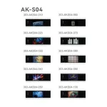Godox AK-S04 skaidrių rinkinys &ndash; 6 nerūdijančio plieno gobo ra&scaron;tai, skirti AK-R1 apvaliam blykstės galvutei