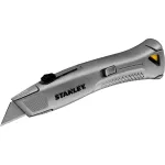 Stanley FMHT10505-0 FatMax sunkusis i&scaron;traukiamasis universalus peilis, sidabrinis/juodas, su a&scaron;menų dėklu ir 3 a&scaron;menimis