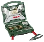Bosch 7 dalių MultiConstruction grąžtų rinkinys su titano nitrido danga, &scaron;e&scaron;iakampiu kotu, 3-8 mm 2607017197