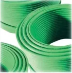 Teleg&auml;rtner 100017329 RJ45 CAT 5 komutacinis kabelis su apsauga nuo lūžimo, žalias