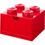 LEGO stalčius 4, raudona dėžė su smaigeliais