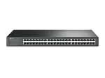 TP-Link TL-SF1048 48 prievadų 10/100Mbps tinklo jungiklis, nevaldomas, Fast Ethernet, montavimas į stovą, 1U