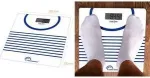 Little Balance LB 8655 skaitmeninės asmeninės svarstyklės Sailor, USB-C įkraunamos, be baterijų, 180 kg