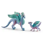 Schleich BAYALA Gėlių drakono motina ir vaikas