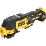 Osciliacinis daugiafunkcis įrankis DeWalt DCS353NT-XJ, be&scaron;epetėlis, belaidis, 12 W, 840 g, juoda/geltona