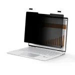StarTech.com 14 colių 16:9 apverčiamas privatumo ekranas su lietimu, anti-blizgesio privatumo filtras, ne&scaron;iojamojo kompiuterio monitoriaus ekrano apsauga su 51% mėlynos &scaron;viesos mažinimu