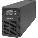 Qoltec 52281 nepertraukiamo maitinimo &scaron;altinis (UPS) Dvigubo keitimo (Online) 2 kVA 2000 W 3 AC lizdai