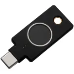 YubiKey C Bio FIDO Edition Yubico juodas belaidis autentifikacijos raktas