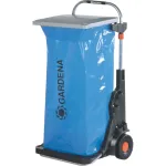 Gardena 232-20 Garden Mobile sodo atliekų vežimėlis su mai&scaron;o laikikliu, dangčiu ir mai&scaron;u