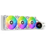 Sharkoon S90 RGB White | 120 mm AiO skysčio au&scaron;inimas