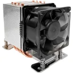 Inter-Tech A-35 procesoriaus au&scaron;intuvas 8 cm aliuminis - juodas (88885512)