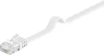 Microconnect V-UTP6005W-FLAT plok&scaron;čias tinklo kabelis 0,5 m Cat6 U/UTP baltas