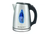 Beper BB.002 elektrinis virdulys, 1 l, 1630 W, nerūdijantis plienas / juodas