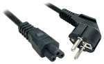Lindy 5 m, CEE 7/7 &ndash; IEC 320 C5 juodas maitinimo laidas