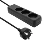 ProXtend K3-KIT10B 3-ių lizdų ilgintuvas su 10 m laidu