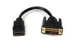 DVI į HDMI adapteris Garbot 31.20.9001 &ndash; 15 cm kabelis, juodas